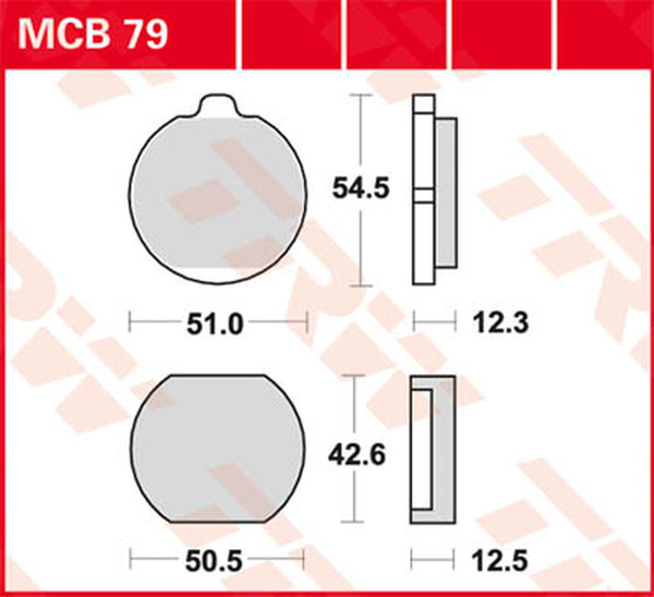 Plăcuțe de frână ceramice universale, 1, nordicamoto.ro