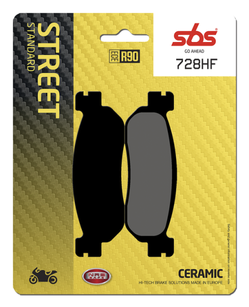Hf Street Ceramic Organic Brake Pads, 2, nordicamoto.ro