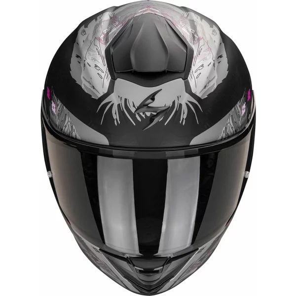 Casca integrala SCORPION EXO-530 AIR HADJI XS Negru mat/Roz, 3, nordicamoto.ro