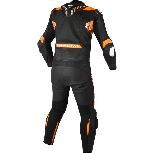 Combinezon de piele 2 piese MACNA ARMADYL 54 Alb/Rosu/Albastru, 13, nordicamoto.ro