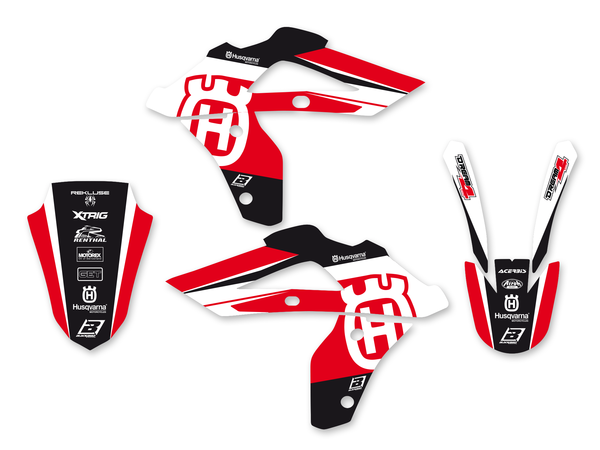 Dream 4 Graphics Kit Black, Red, White, 1, nordicamoto.ro