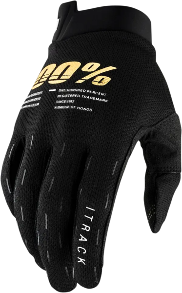 Manusi Copii 100% iTrack Black-1