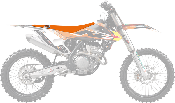 Replica Team Seat Cover Orange, 1, nordicamoto.ro