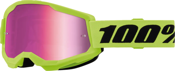 Ochelari Copii 100% Strata 2 Yellow/Green