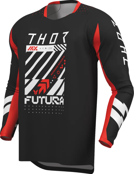 Launchmode Futura Jersey Red, Black -10