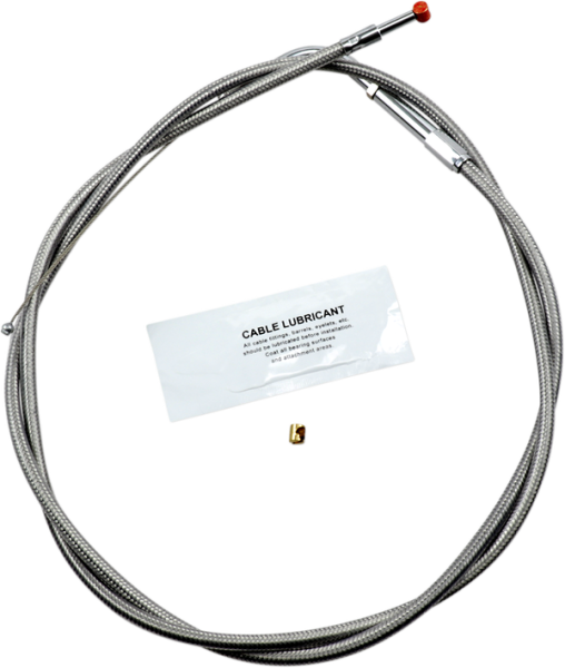 Stainless Steel Throttle/idle Cable Silver +203 mm (8''), 1, nordicamoto.ro