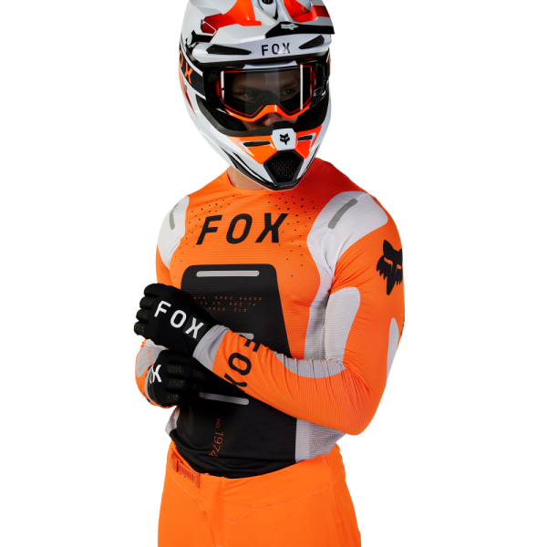 Tricou Moto Fox Flexair Magnetic Portocaliu Fluo-4
