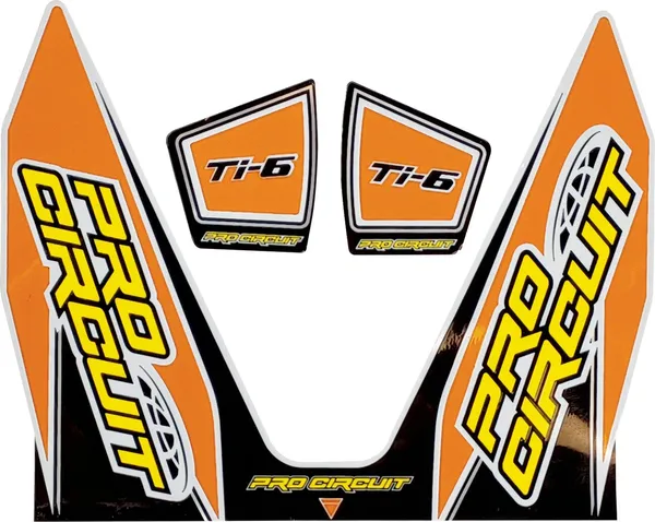 Ti-6 Exhaust Decals Orange-0