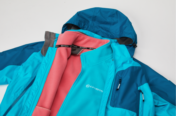 Geacă Damă Snowmobil 3-în-1 Albastră cu Polar Fleece CFMOTO, 6, nordicamoto.ro