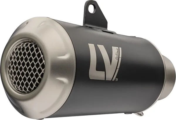 Tobă de eșapament LeoVince LV-10 Black Edition Slip-On pentru Ducati Scrambler 800, 4, nordicamoto.ro
