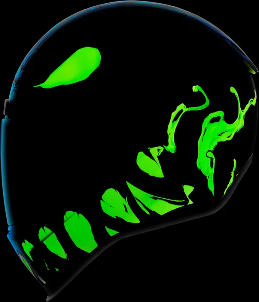 Casca Icon Airform™ Manik'R Black/Blue/Fluorescent Green/White M, 9, nordicamoto.ro