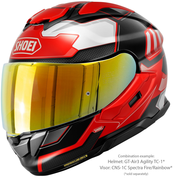 Casca integrala SHOEI GT-AIR3 AGILITY TC-1 Negru/Rosu/Alb XXL-3