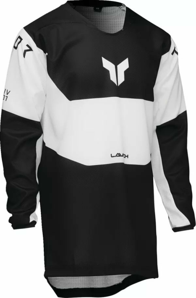 Tricou Enduro Copii Thor Launchmode Storm Black/White-0