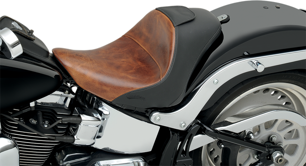 Renegade Lariat Leather Solo Seat Brown, 3, nordicamoto.ro