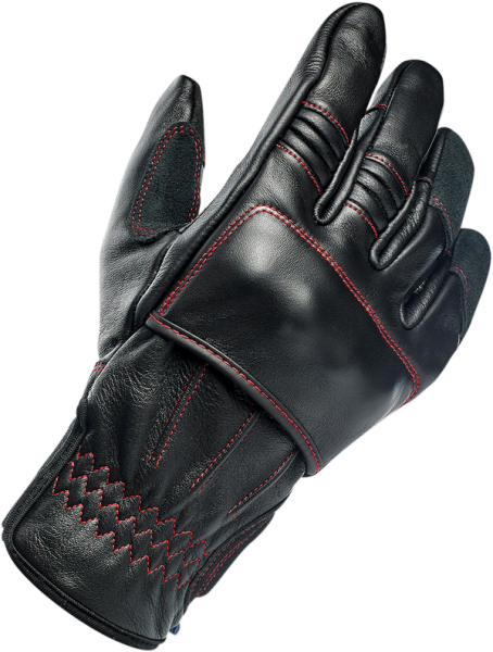 Belden Gloves Black, Red M, 3, nordicamoto.ro