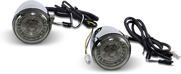 Probeam® Dynamic Ringz Led Front Turn Signals Chrome, 1, nordicamoto.ro