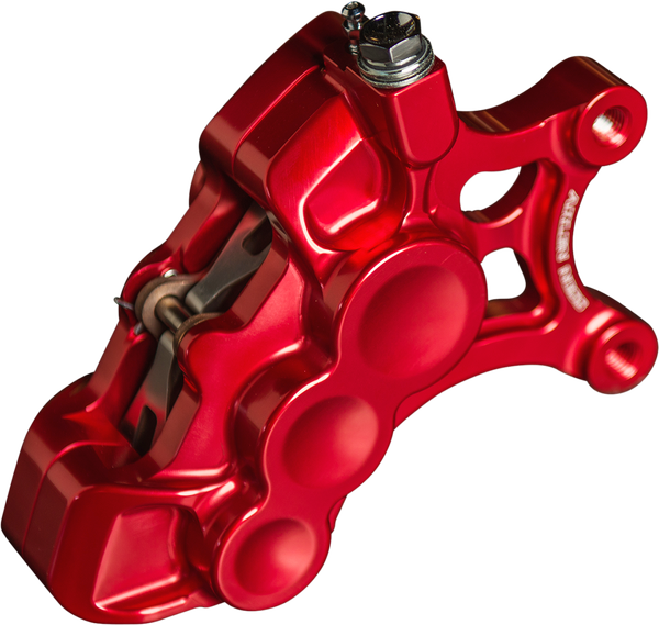 6-piston Caliper Red, Anodized, 3, nordicamoto.ro