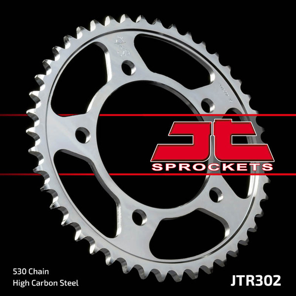Induction Hardened Black Zinc Finish Rear Sprocket Black, Zinc-2