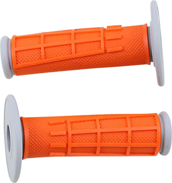 MOOSE RACING Comp Diamond Half Waffle Grips Orange -a04b7bcfe254f108c2b68cc8f08d114a.webp