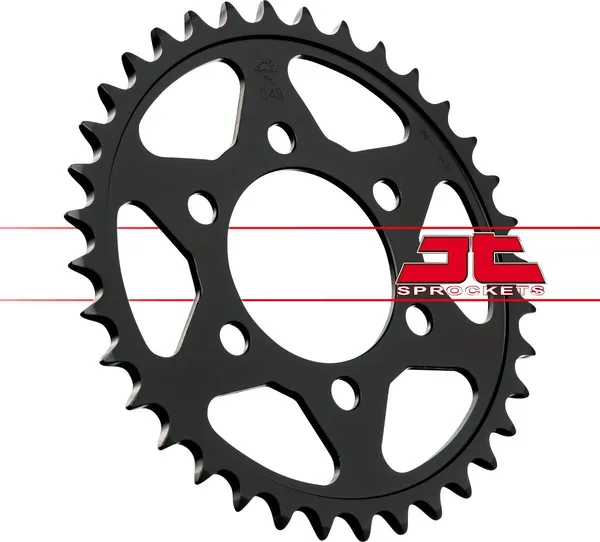 JT SPROCKETS Steel Rear Sprocket Black -1