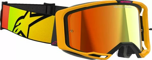 Alpinestars Vision 8 Corp Goggle Yellow, Pink -1