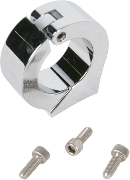 Handlebar Gauge Clamp Chrome, 1, nordicamoto.ro