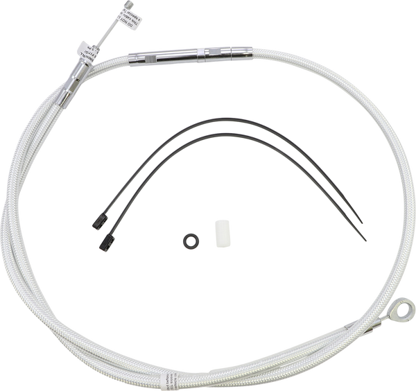 High-efficiency Braided Sterling Chromite Ii® Clutch Cable Silver, 1, nordicamoto.ro