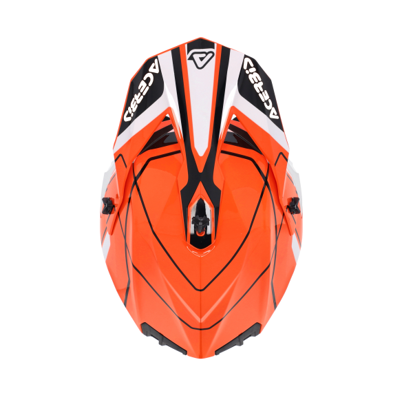 Casca Acerbis Linear 22-06 Alb/Portocaliu XXL-4