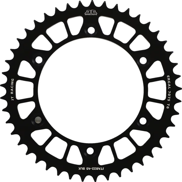 JT SPROCKETS Pinion spate negru, 1, nordicamoto.ro