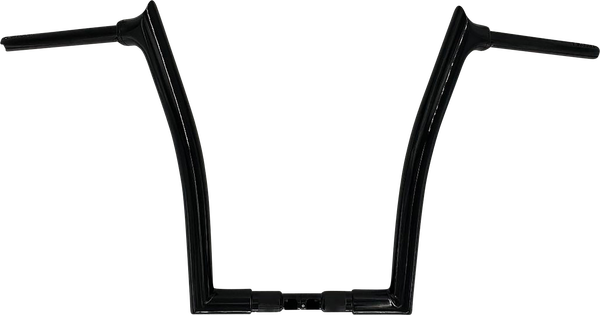 1-1/2(r) Ez Install Pointed Top Handlebar Black, 2, nordicamoto.ro