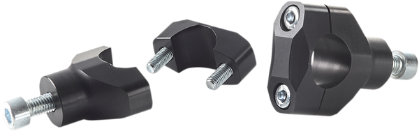 Handlebar Adapter Set Black, 1, nordicamoto.ro