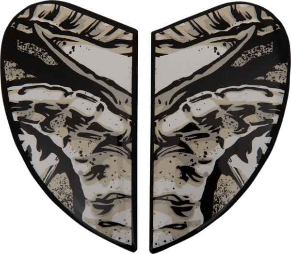 Placi laterale casca Icon Airform™ Black/White ONE SIZE, 1, nordicamoto.ro