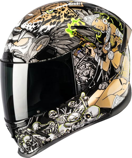 Airframe Pro Aztec Nine Helmet Multi, Gold , 2, nordicamoto.ro