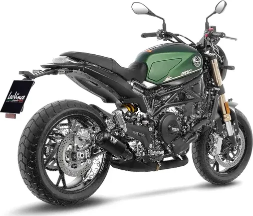 Tobă de eșapament LeoVince LV-10 Full Black Slip-On pentru Benelli Leoncino 800 (2022-2024), 2, nordicamoto.ro