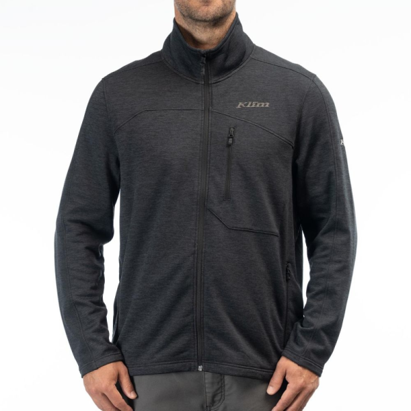 Geaca Snowmobil Klim Mid Layer Echo Wool Fleece Black-10