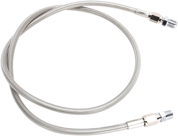 Extended Length Brake Line Silver Oversize [+152 mm (6'')], 1, nordicamoto.ro
