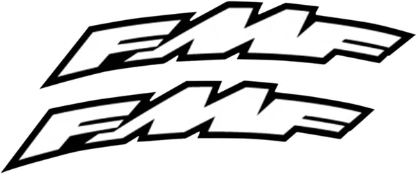 Fender/trailer Stickers Black, White-0