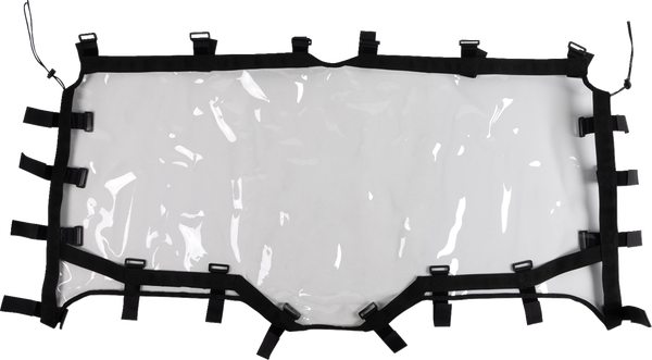 Utv Rear Windscreen Black 