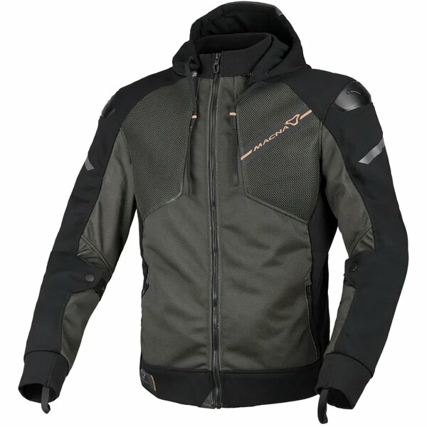 Geaca textil de vara MACNA BRERO XS Verde/Negru, 2, nordicamoto.ro