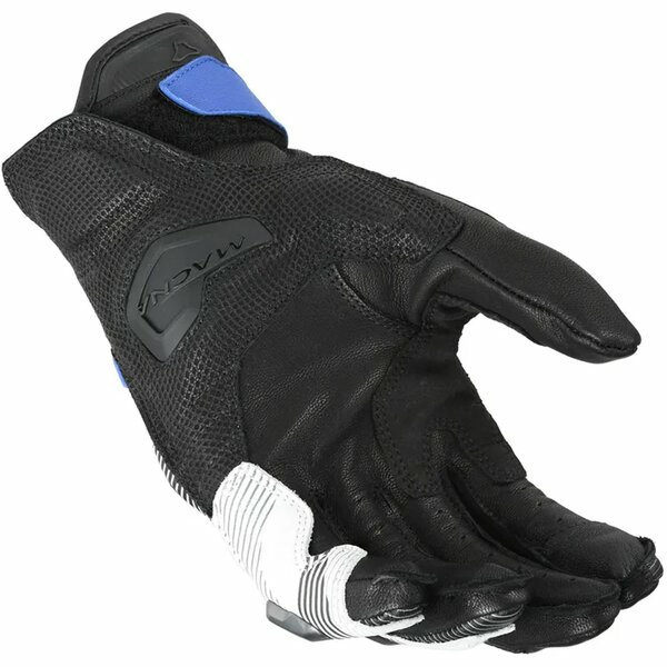 Manusi de piele MACNA ULTRAXX 2.0 S Negru/Albastru/Rosu, 10, nordicamoto.ro