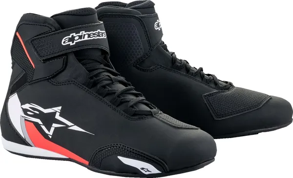 Ghete Alpinestars Sektor Black/White/Red-7