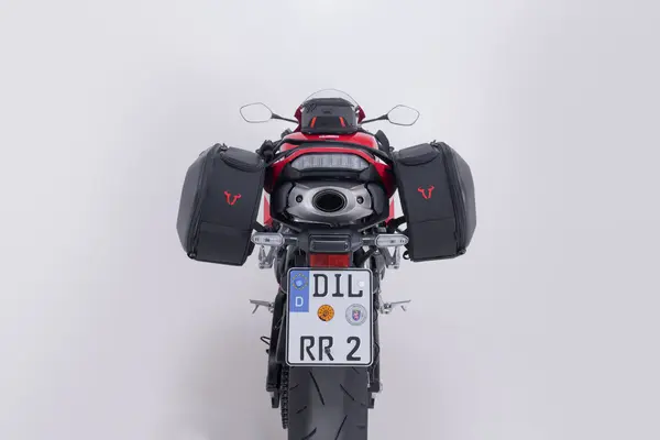 Pro Blaze H Saddlebag Set With Edge Protection & Heat Guard Black -5