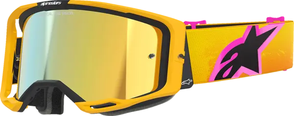 Vision 8 Corp Goggle Orange, Pink, Yellow -1