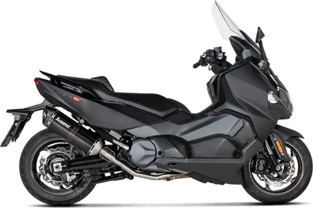 Racing Line Full Exhaust System Scooter Black-0