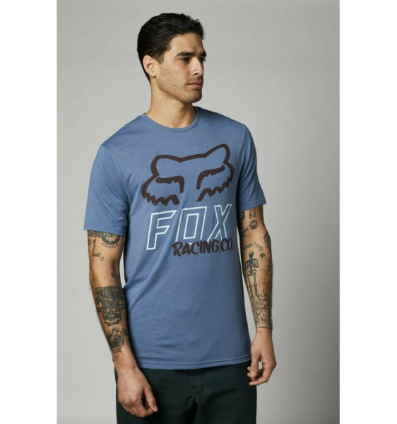 Tricou Fox Hightail Ss Tech Tee Mt Blue-0