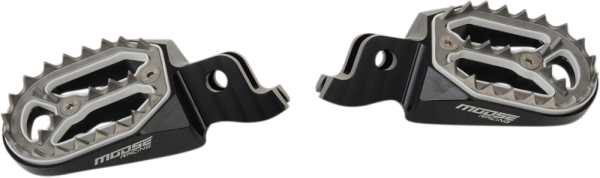 MOOSE RACING Qualifier Footpegs Black -0