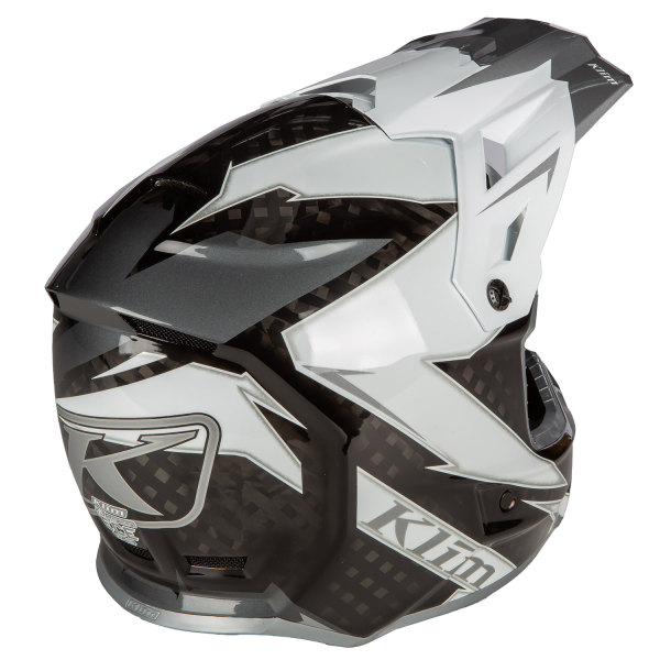 Casca Klim F3 Carbon Off-Road ECE LIGHTNING WHITE-6