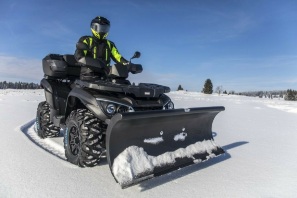 Lama zapada ATV/UTV 132 cm Shark negru fara adaptor-4
