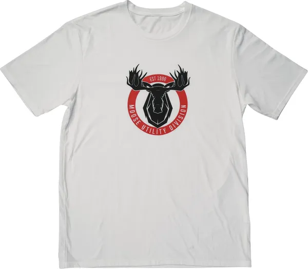 Tricou MOOSE RACING Mud Badge Off-white-0