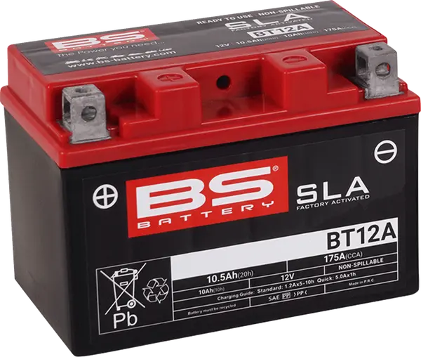 Sla Factory- Activated Agm Maintenance-free Battery Black-3